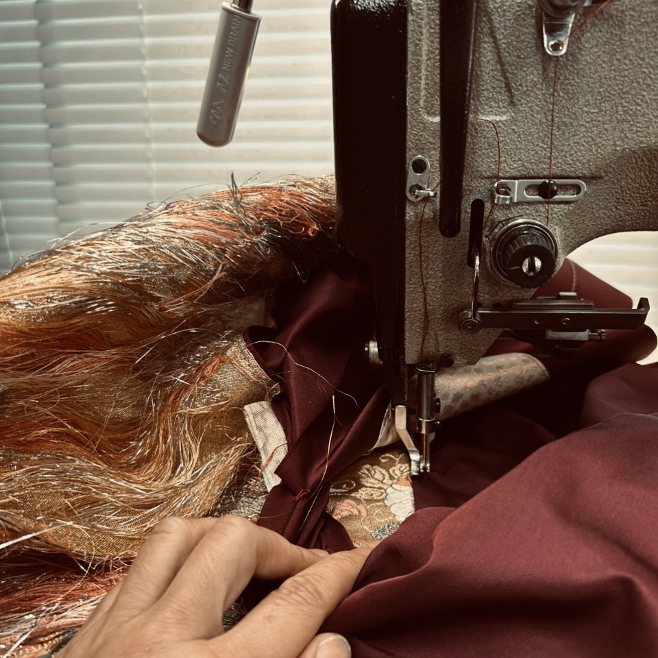 帯の魅力を日常に　襷Shoulder (M)西陣織 宝尽し文様