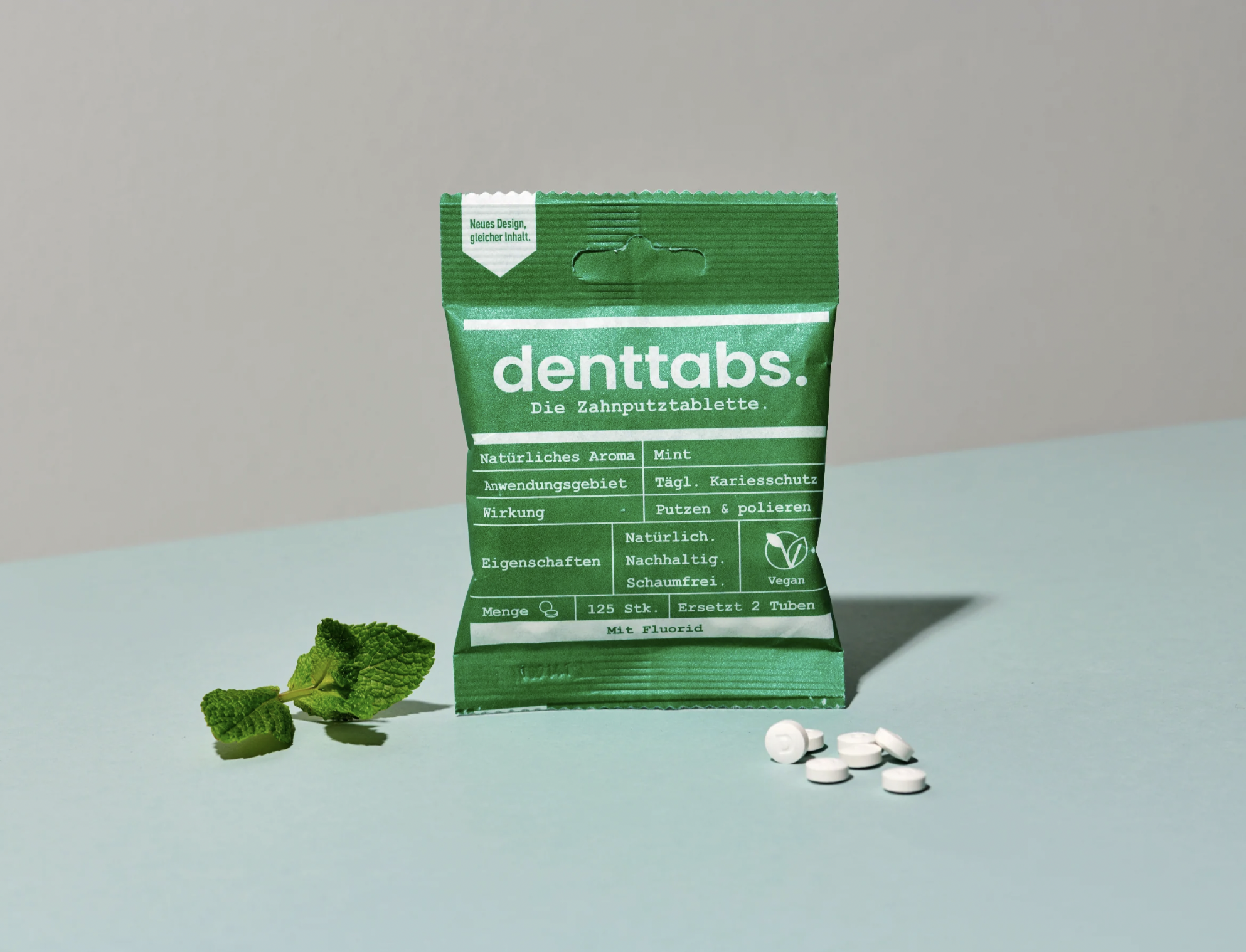 【denttabs.】ハミガキ粉 タブレット ミント