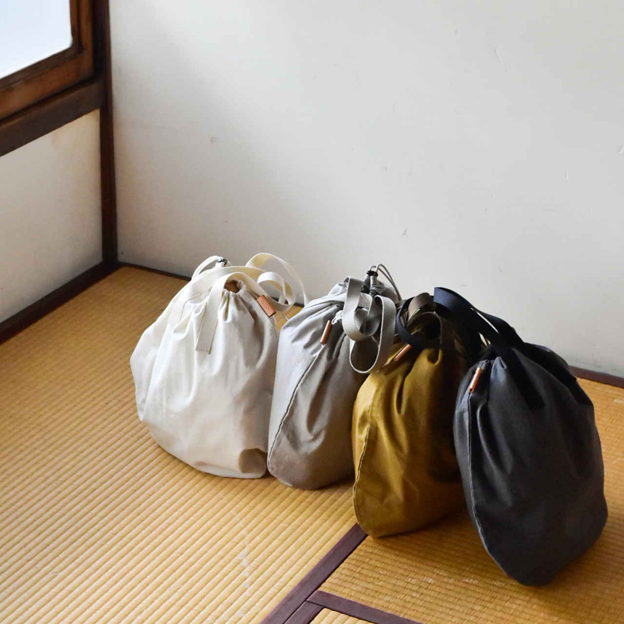 【ZAZA CLOTH】KINCHAKU TOTE M / 巾着トート M