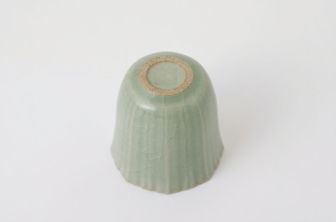 鍋島青瓷貫入猪口（単品）