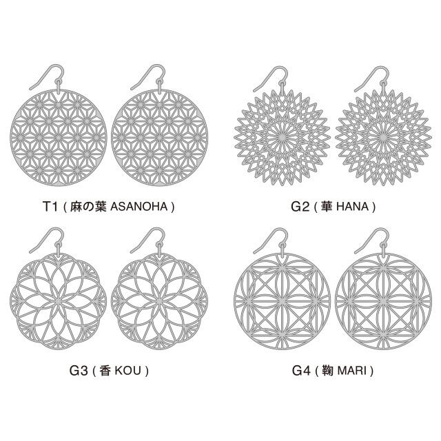 ユニメット ピアス（シルバー）