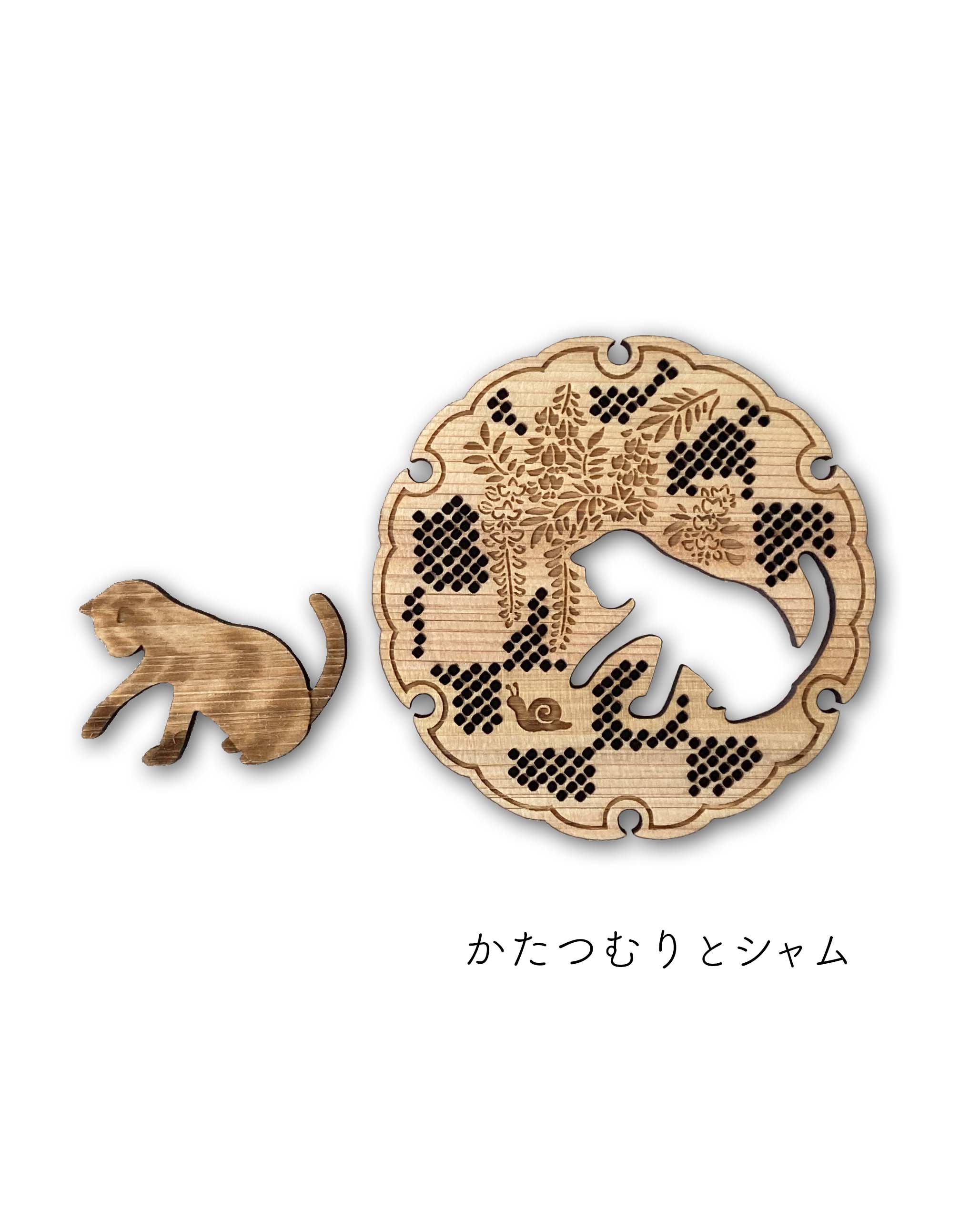 【Tomogu】猫の箸置きとコースター