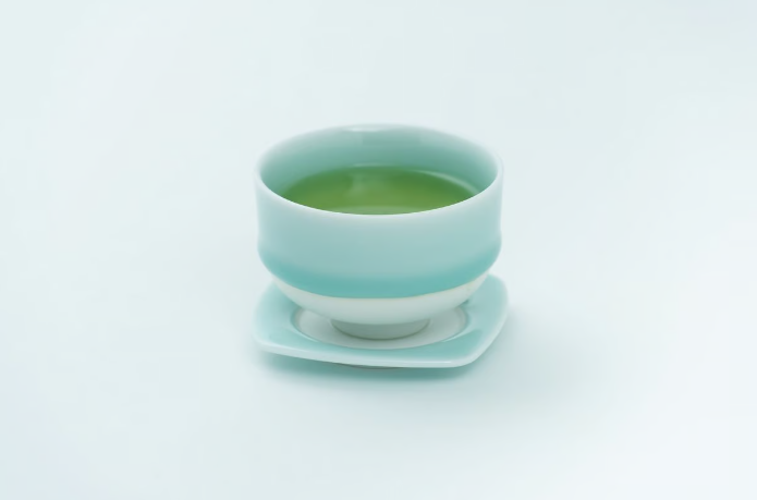 鍋島青磁煎茶碗（五個）