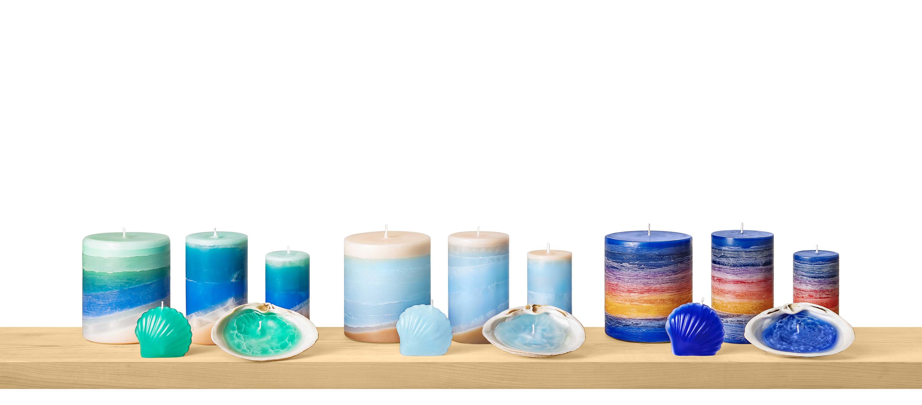 -KOIZUMI BEACH- Round Candle Size:S