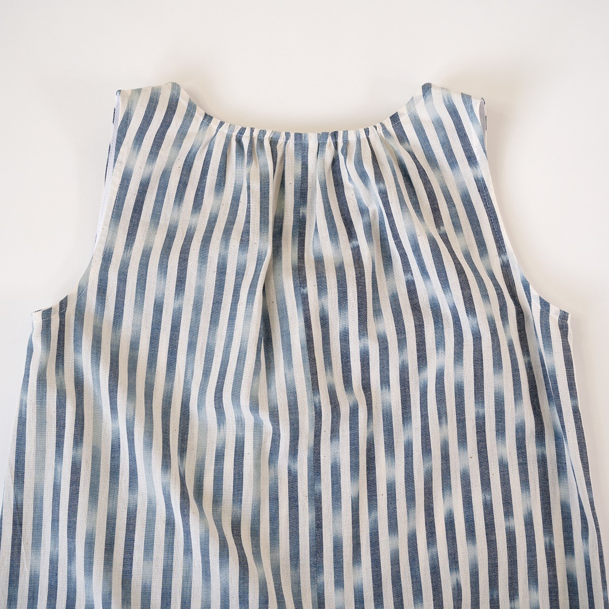 旅する藍とワンピース【艶-TSUYA-SKIRT | JAPAN BLUE（縞）】