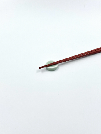 青磁丸箸置