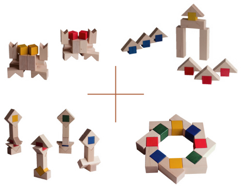 積み木 CUBICOLO TRIANGOLO(クビコロ トリアンゴロ)