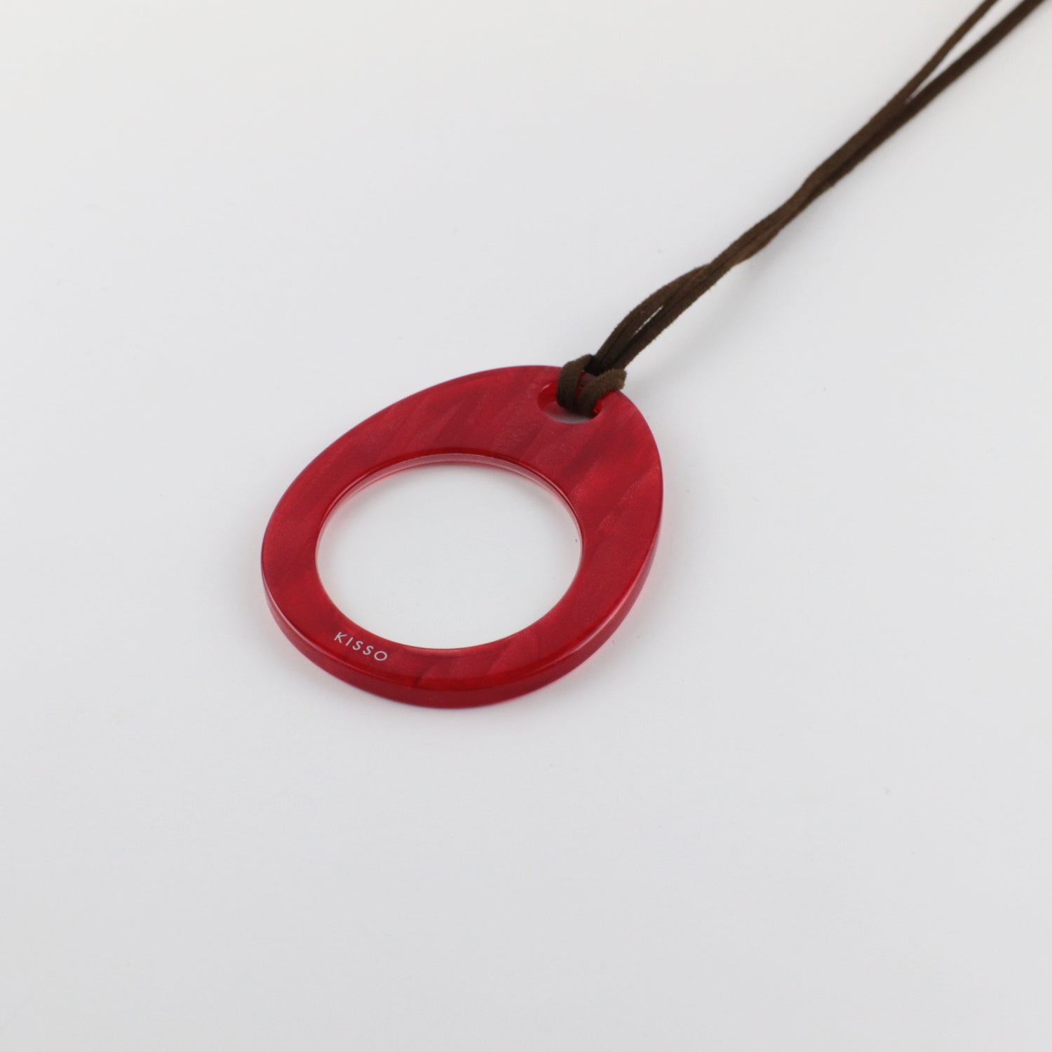 Pendant Glass Holder ペンダント グラスホルダー ＜サークル＞（J87 red）