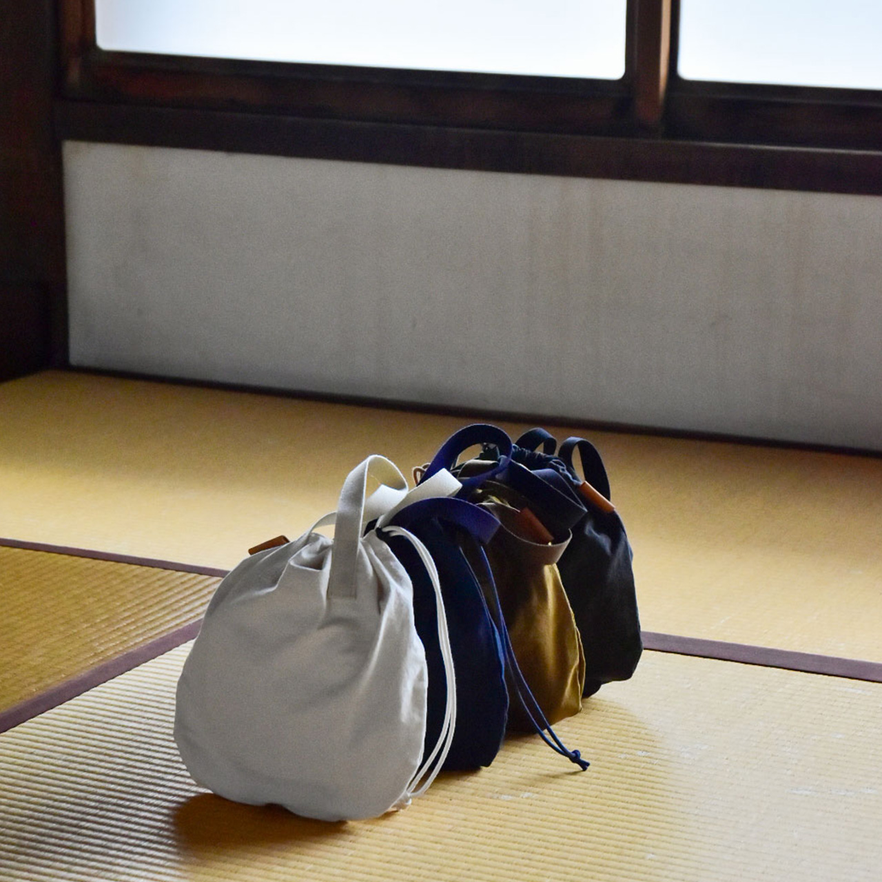 【ZAZA CLOTH】KINCHAKU TOTE S / 巾着トートS