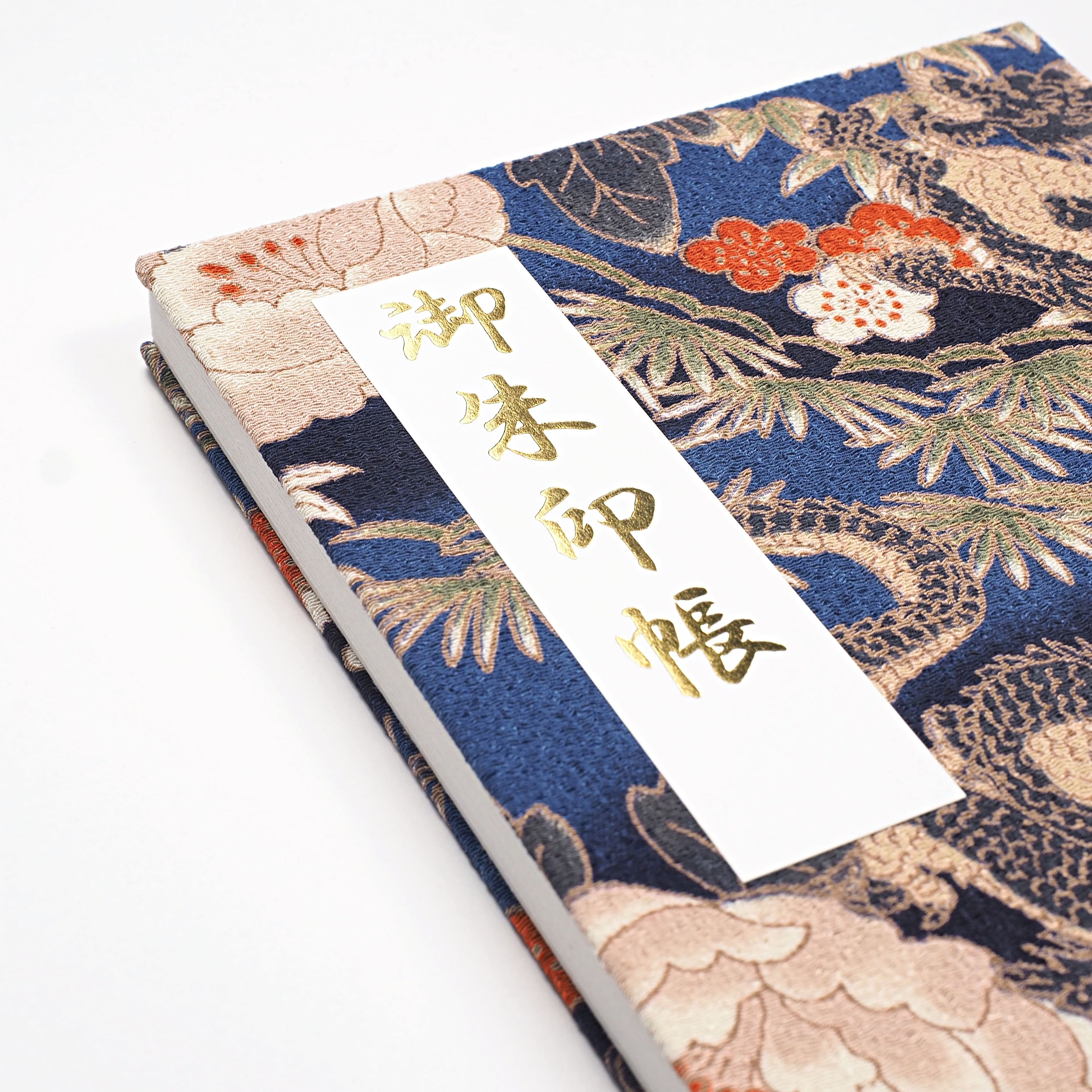 【御朱印帳】凛然 牡丹龍 紺桔梗｜みおつくし横丁