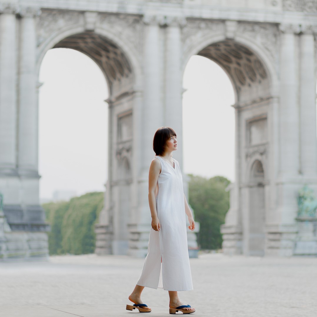 旅する白いワンピース【艶-TSUYA-DRESS | WHITE】