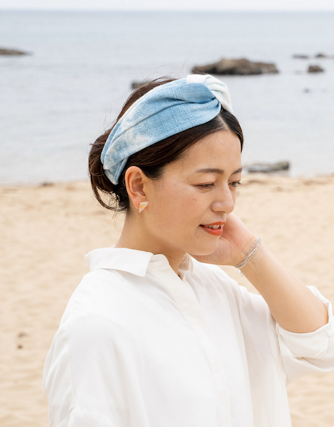 さざなみヘアターバン