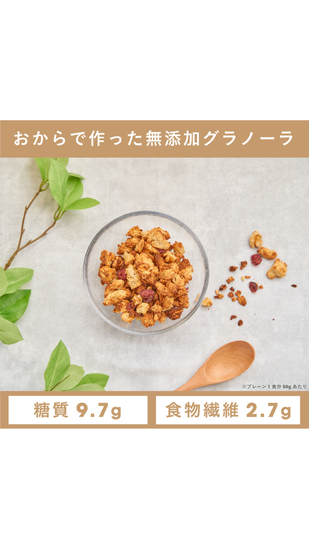 おからで作った無添加グラノーラ　100g×3p