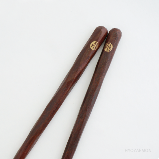 前途洋々（けずり箸 赤21.5cm）台紙ver.