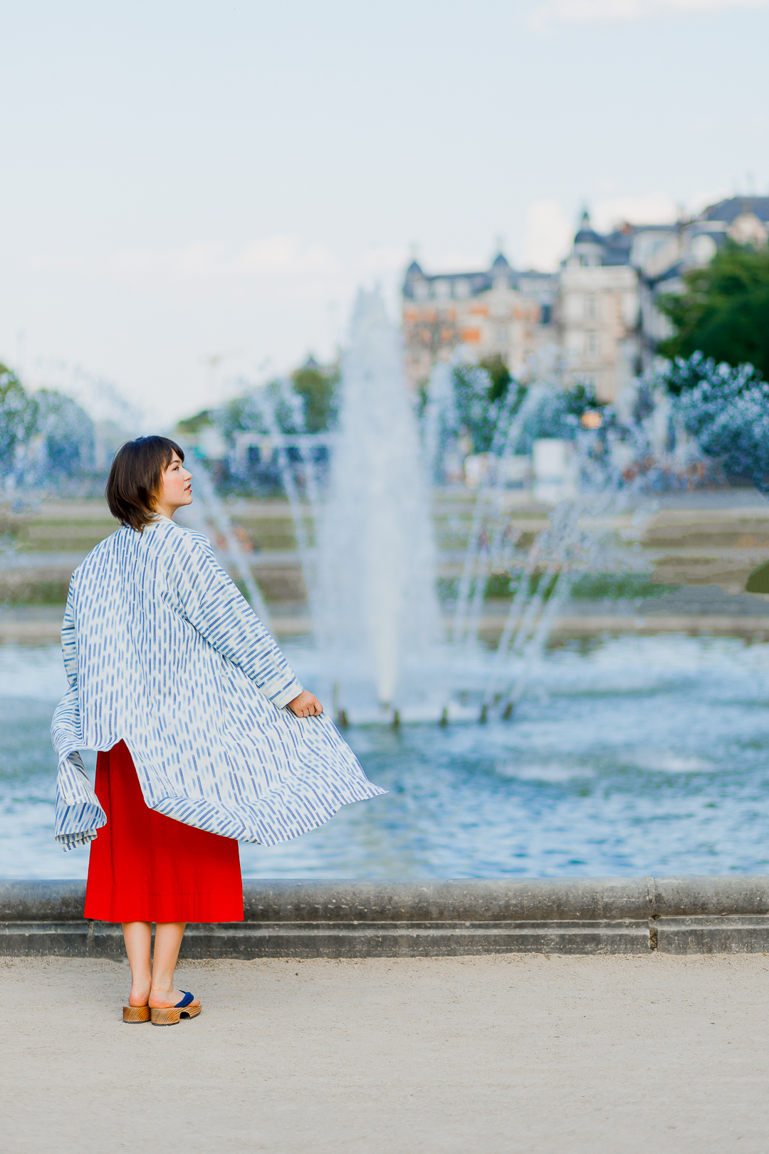 旅する藍と羽織り【HAORI | JAPAN BLUE（縞）】