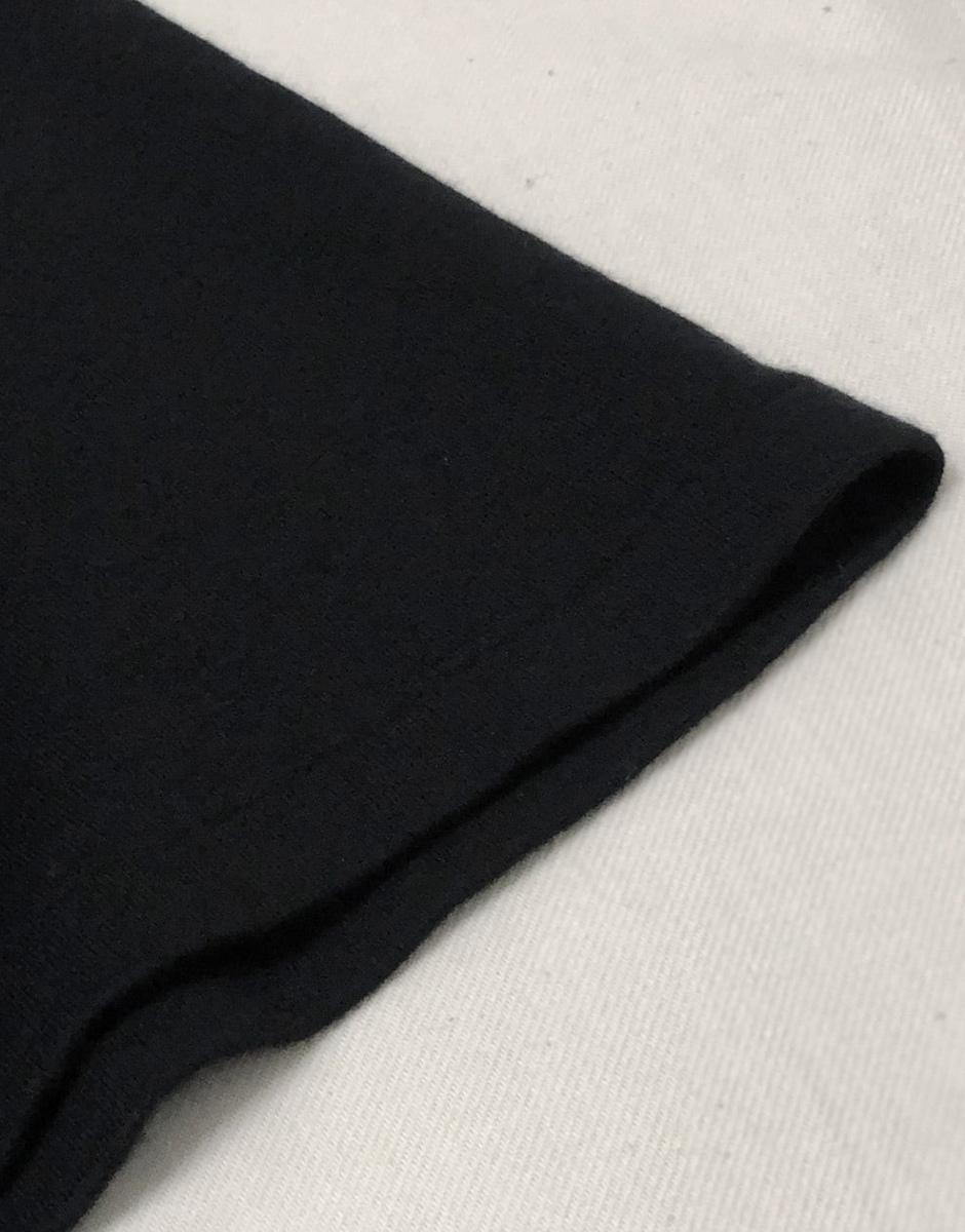 オーガニックコットン 黒染めTシャツ "STILL IN TIME" ORGANIC COTTON T-SHIRT｜兆-KIZASI- MADE WITH JAPAN