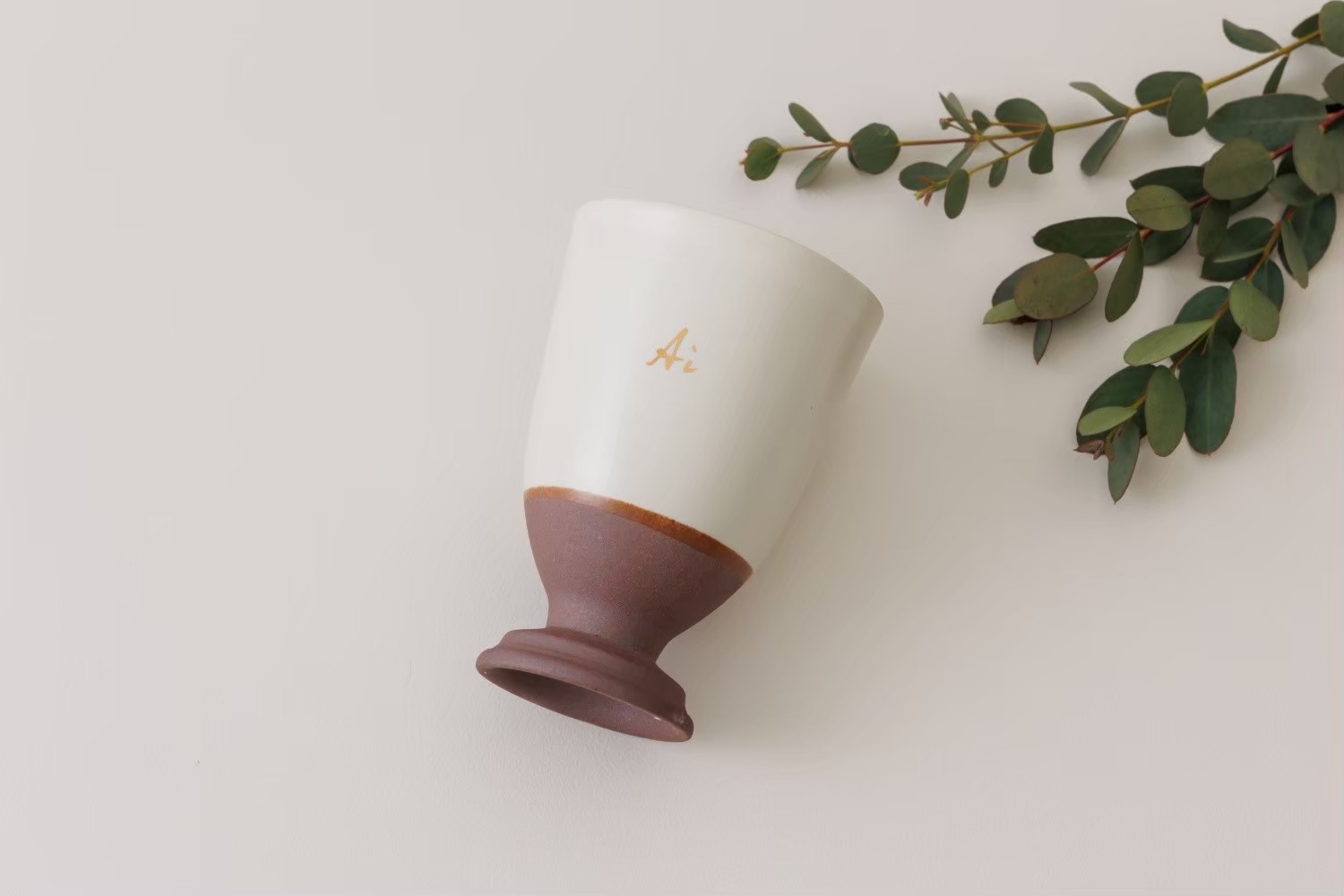 【名入れ】美濃焼カップ（白色）｜SHUSHU