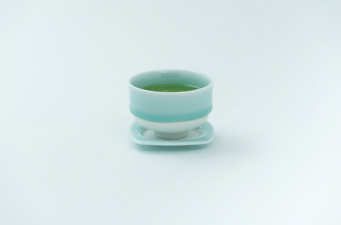 鍋島青磁 煎茶碗（二個）