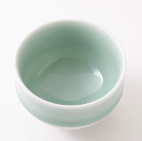 鍋島青磁 煎茶碗（二個）