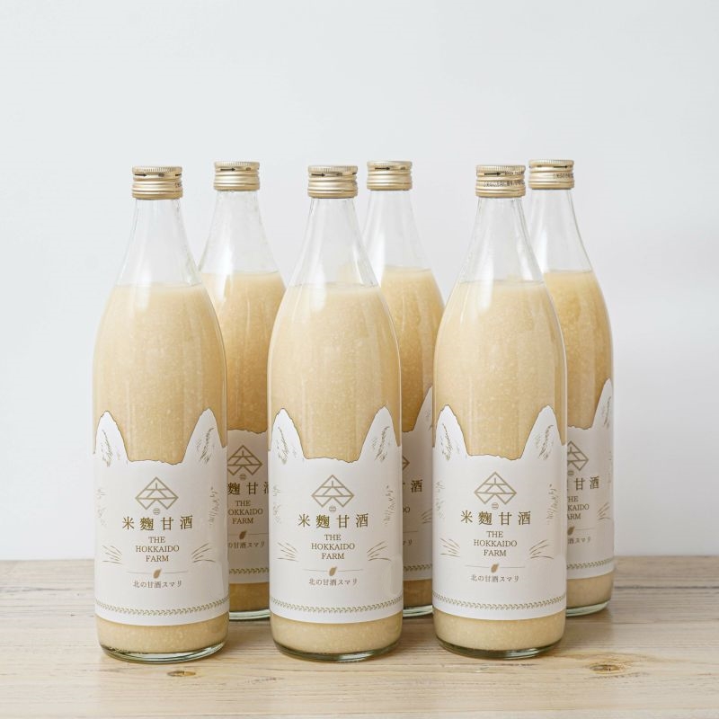 北の甘酒スマリ900ml×６本まとめて21%お得 (お米2合パック得点付き)