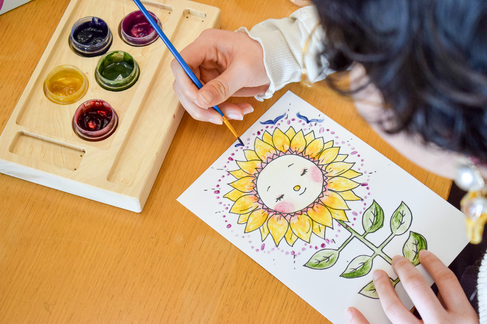 べじからふる絵の具（5色キット）