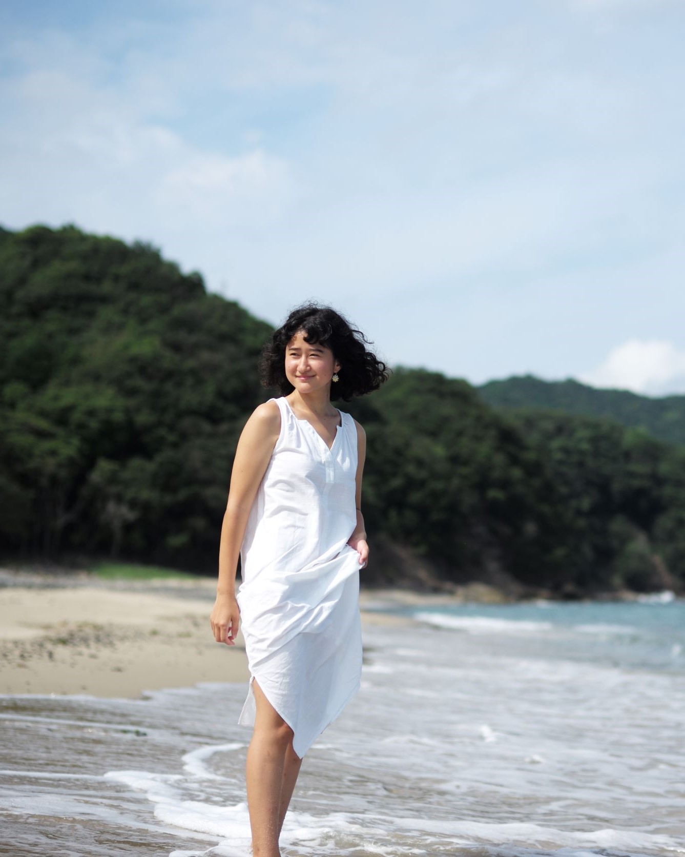 旅する白いワンピース【艶-TSUYA-DRESS | WHITE】
