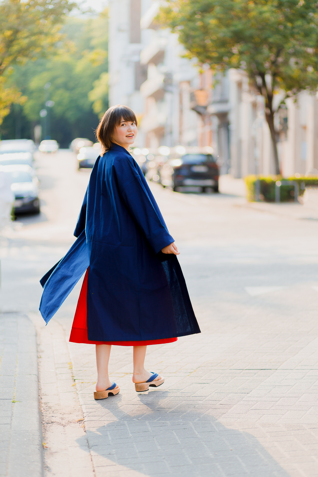 旅する藍と羽織り【HAORI | JAPAN BLUE（無地）】