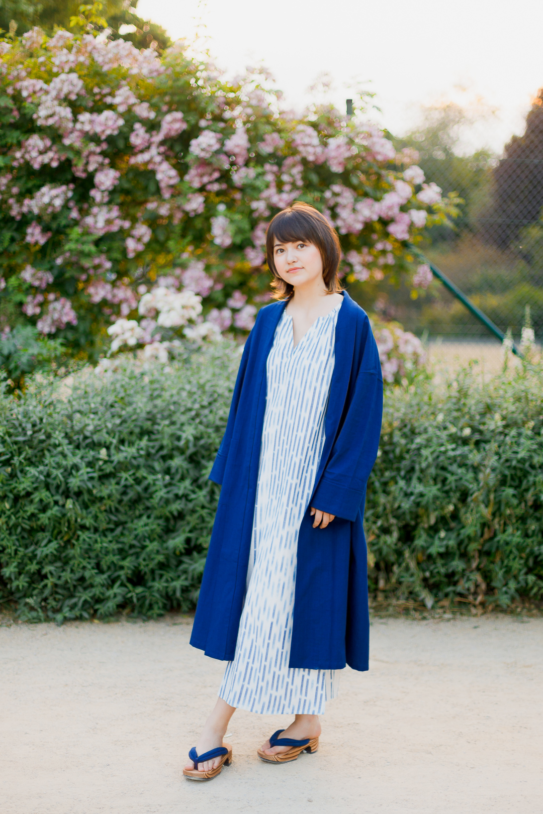 旅する藍と羽織り【HAORI | JAPAN BLUE（無地）】